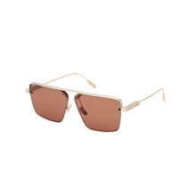 Ermenegildo Zegna Brown Metal Sunglass EZ0245 61 32J