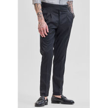 Snitch Black Stretch Slim Fit Trouser