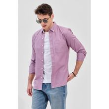 Snitch Core Lab Lavender Button Down Slim Fit Shirt