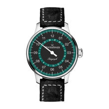 Meistersinger Classic Plus Date Dial Color Green Men Watch - Am1002P (M)
