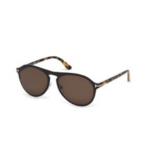 Tom Ford FT0525 56 01e Iconic Aviator Shapes In Premium Metal Sunglasses