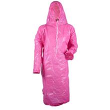 Premsons Reusable Raincoat Poncho with Hood for Women and Men Pink