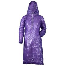 Premsons Reusable Raincoat Poncho with Hood for Women and Men Purple