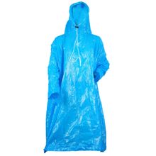 Premsons Reusable Raincoat Poncho with Hood for Women and Men Blue