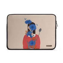 DailyObjects Cornflower Blue Blooms Zippered Sleeve For Laptop/macbook