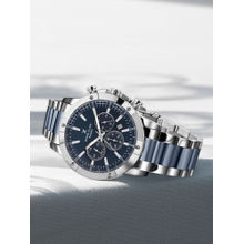 Daniel Klein Exclusive Men Blue Round Dial Analog Watch - DK.1.14095-1 (M)