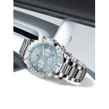 Daniel Klein Exclusive Men Blue Round Dial Analog Watch - DK.1.14095-8 (M)