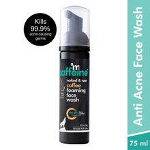 MCaffeine Anti Acne Coffee Foaming Face Wash - Oil & Pimple Control Cleanser with Cinnamon & Vitamin E
