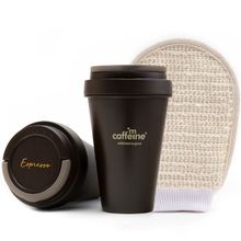 MCaffeine Coffee Shower Routine with Espresso Body Wash & Gentle Bath Glove for Soft & Smooth Skin