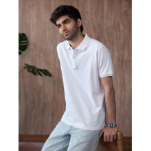 KINGDOM OF WHITE Repose - Supima White Men Polo T-Shirt