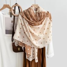 CrossKulture Beige Viscose Printed Scarf