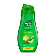 Nyle Naturals Silky & Smooth Anti Hairfall Shampoo with Goodness Of Tulsi & Amla