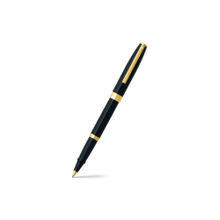 Sheaffer 9471 Sagaris Rollerball Pen - Black with Gold Tone Trim
