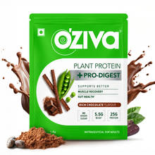 Oziva Bioactive Plant Protein Powder for Better Muscle Recovery - Chocolate