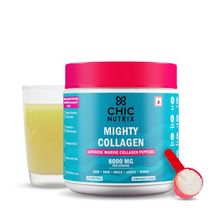 Chicnutrix Mighty Collagen Japanese Marine Collagen Peptides 8000 mg Per Serving