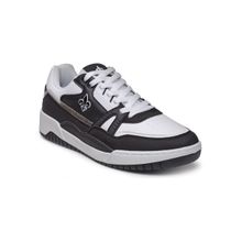 Bond Street By Red Tape Colourblocked Black And White Sneakers