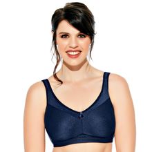 Enamor FB12 Smooth Super Lift Full Support Bra - Non-Padded Wirefree Full Coverage - Eclipse
