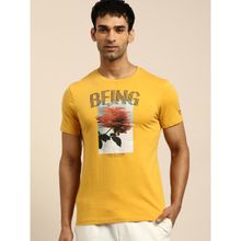 Being Human Men T-Shirt Yellow