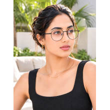 Royal Son Round Men Women Spectacles Frame Blue Ray Cut Lens - SF0018-C1