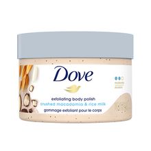 Dove Exfoliating Body Polish - Crushed Macadamia And Rice Milk