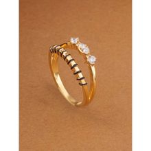 Palmonas Elegant 925 Sterling Silver Mangalsutra Ring for Women