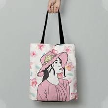 Crazy Corner Pastel Hat Lady Tote Bag