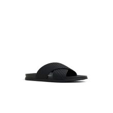 Aldo TARIKA-IN001 Men Black Cross Strap Sandals
