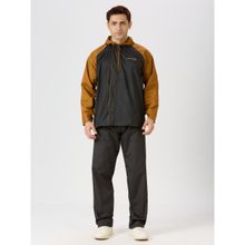 ZEEL Waterproof Black Mustard Rain Jacket and Pant (Set of 2)