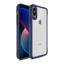 DailyObjects Blue Hybrid Clear Case Cover for iPhone X 5.8 inch