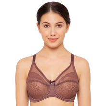 Wacoal Retro Chic Non-Padded Wired Full Coverage Full Support Everyday Comfort Bra - Maroon