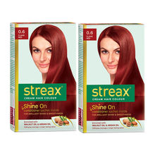 Streax Hair Colour - Flame Red 0.6 Pack Of 2