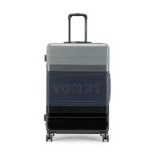 Tommy Hilfiger Unisex Triton Pro Hard Luggage Trolley Bag - Black & Grey