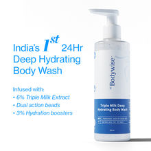 Be Bodywise Triple Milk Deep Hydrating Body Wash - For Dry & Dehydrated Skin