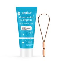 Perfora Fresh Start Oral Duo - Copper Tongue Cleaner And Dream White Toothpaste