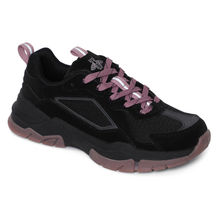 Mode By Red Tape Women Black And Purple Sneakers