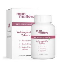 Man Matters Gold Standard Ashwagandha Tablets, Per Serving 1000 mg