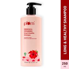Plum Hibiscus & Ceramides Long & Healthy Shampoo For Smooth Hair