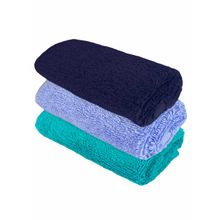Heelium Bamboo Face Towel - Soft, Absorbent & Odour Free Set of 3 (S)
