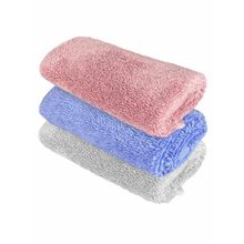 Heelium Bamboo Face Towel - Soft, Absorbent & Odour Free Set of 3 (S)