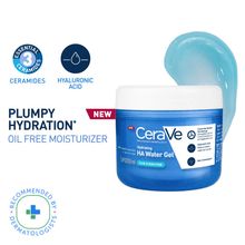 CeraVe HA water gel oil-free face moisturizer with Hylauronic Acid & Ceramides for plumpy hydration