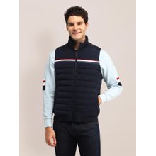 U.S. POLO ASSN. Mens Blue Solid Jacket