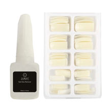 Gorgio Professional Non Transparent Nail Tips 10 Sizes +Nail Glue +Nail Glue Remover GNTGNT0338
