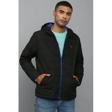 Allen Solly Men Black Solid Full Sleeves Casual Jacket