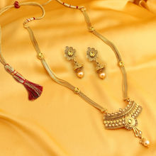Sukkhi Stunning LCT Gold Plated Wedding Jewellery Long Haram Necklace Set For Women (NYKSUKHI00072)