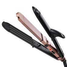 VEGA 3 in 1 Keratin Hair Styler- Straightener, Curler and Crimper for Women, Rose Gold, (VHSCC-03)
