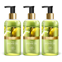 Vaadi Herbals Breezy Olive & Green Apple Shower Gel (Pack of 3)