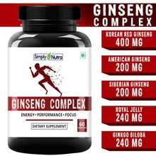 Simply Nutra Ginseng Complex 60 Veg Capsules