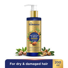 St.Botanica Smoothening Pro Keratin & Argan Conditioner, Softens Dry, Damaged Hair, No Parabens
