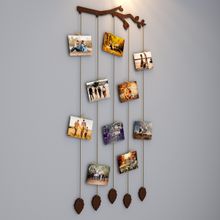 WallMantra Little Branch Wooden Picture Wall Hanging With Clips