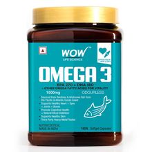 WOW Life Science Omega-3 1500mg Capsules With Fish Oil 180 Capsule